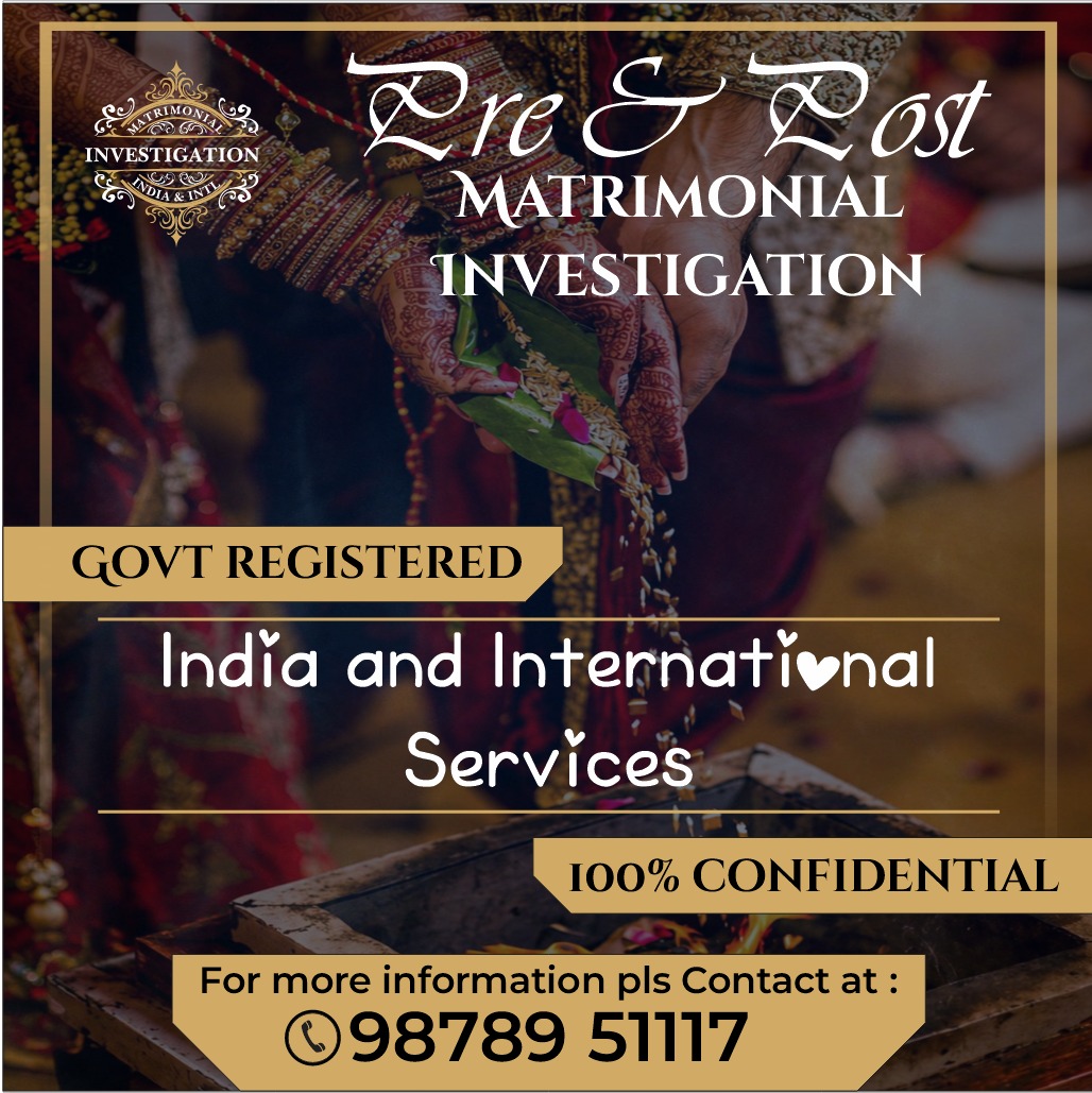 Pre-matrimonial investigation in Ahmedabad