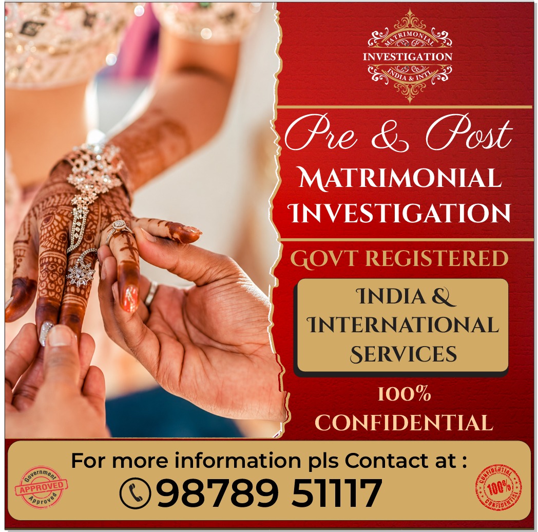 Pre matrimonial Investigation Pune