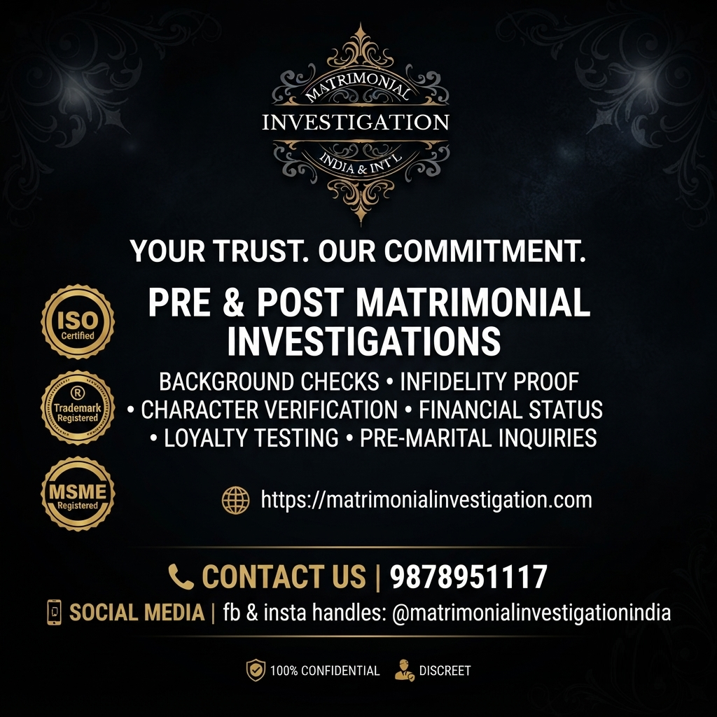 pre matrimonial investigation bangalore